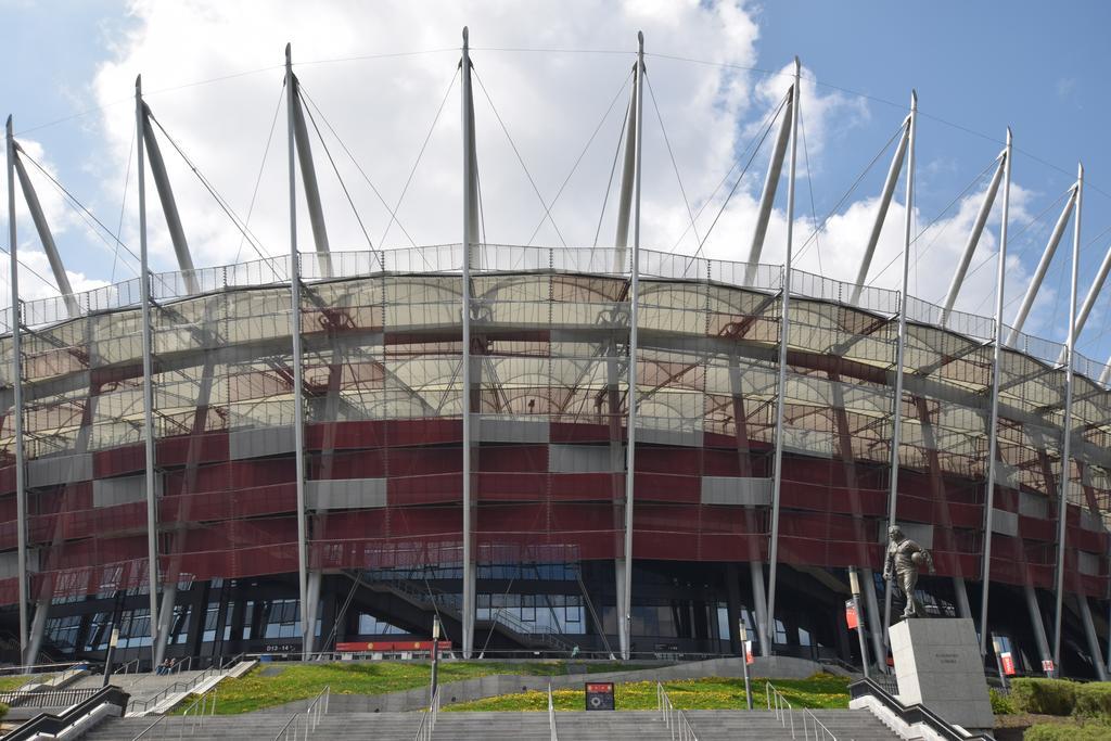 Elegant Apartment Stadion Narodowy Warschau Exterior foto